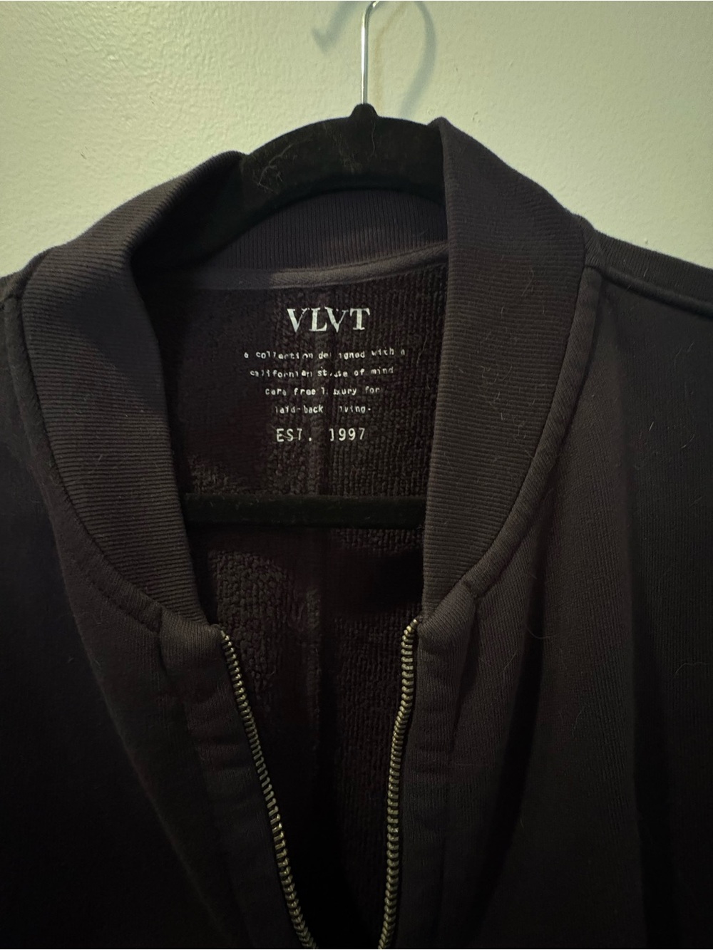 Velvet by Graham & Spencer Black Bomber Jacket